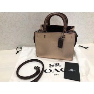 コーチ(COACH)のCOACH コーチ ローグ 25 ローズゴールド(ショルダーバッグ)