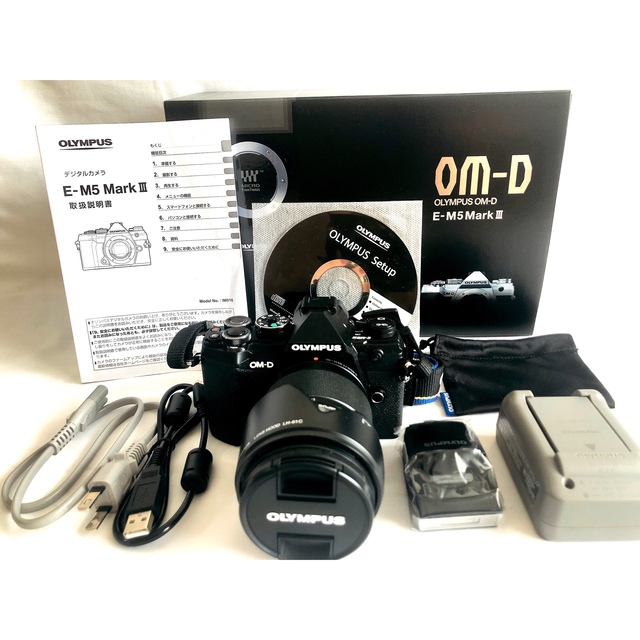 OLYMPUS オリンパス カメラ OM-D E-M5 MarkIII ブラックのサムネイル