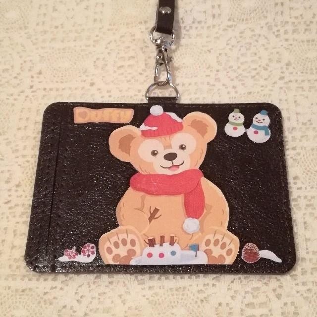 ダッフィー - ダッフィー♡パスケース♪ブラウン♡IDカードホルダー