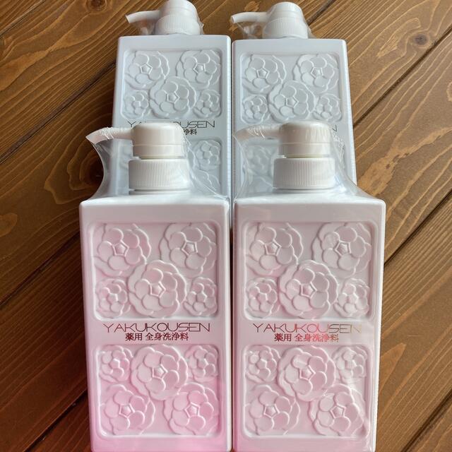 新品未開封 薬酵泉 薬用全身洗浄料 500ml 4本 | distrasa.transvelez.com