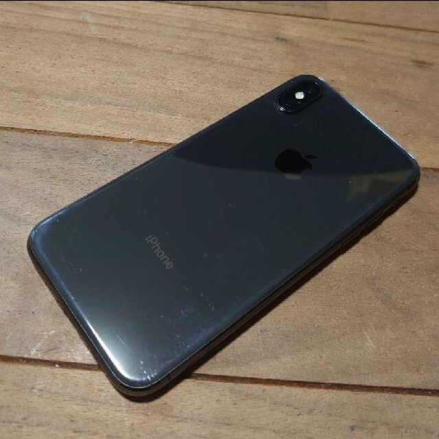 完動品SIMフリーiPhoneX本体256GBグレイau判定〇送料込 4