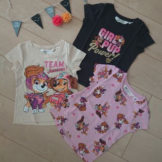 エイチアンドエム(H&M)の☆じぇーんママ様専用☆ パウパトロール　スカイ　半袖Tシャツ　90  3枚セット(Tシャツ/カットソー)