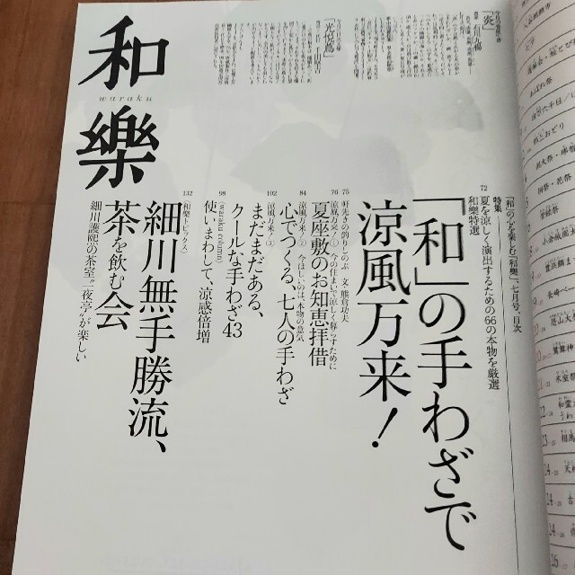 小学館(ショウガクカン)の小学館 和樂 2003年7月号 エンタメ/ホビーの雑誌(アート/エンタメ/ホビー)の商品写真