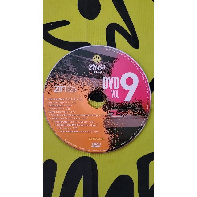 Zumba(ズンバ)のZUMBA ズンバ KIDS 9 キッズ ジュニア CD & DVD エンタメ/ホビーのDVD/ブルーレイ(スポーツ/フィットネス)の商品写真