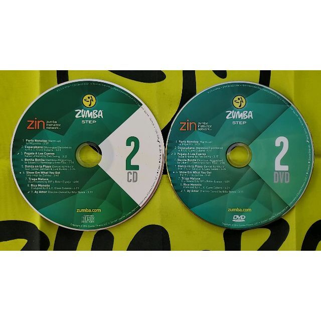 ZUMBA　ズンバ　CD＆DVD　STEP2　ステップ２　希少　インストラクター