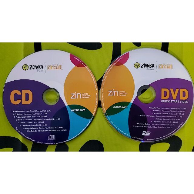 ZUMBA ズンバ CIRCUIT サーキット トレーニング　CD　DVD