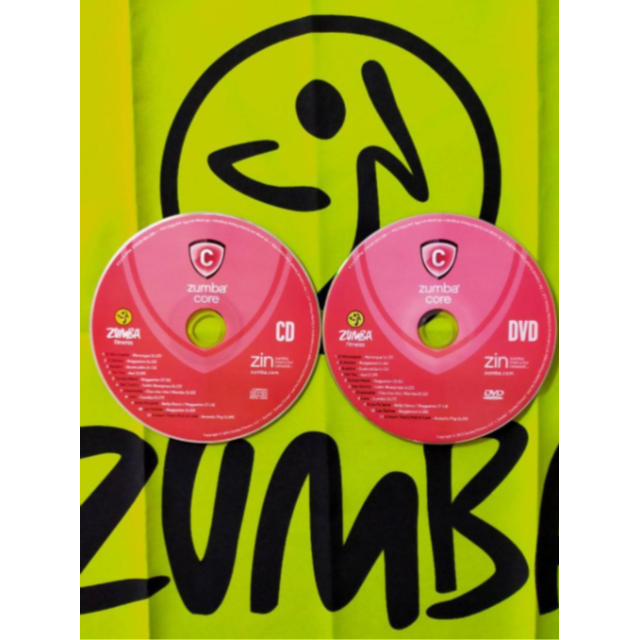 Zumba(ズンバ)の希少　ZUMBA CORE ズンバ コア CD DVD エンタメ/ホビーのDVD/ブルーレイ(スポーツ/フィットネス)の商品写真