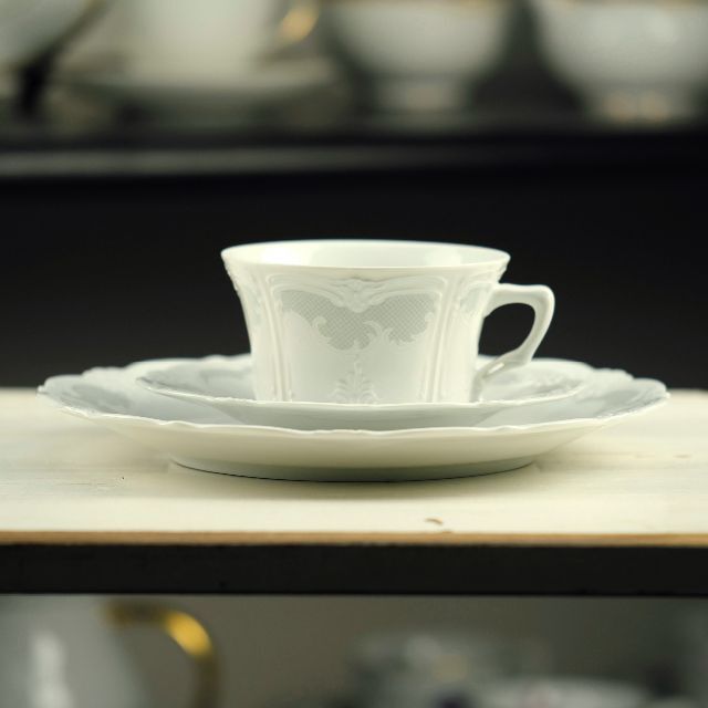 ❤️早いもの勝ち⭐️本日お値下げ中 ティルシェンロイト ババリア『BARONESSE』トリオ ドイツ 食器 早い者勝ち VIENNA WOODS 陶器製