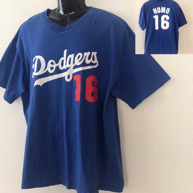 【希少】majestic MLB L.Aドジャース 野茂英雄 Tシャツ　XXL