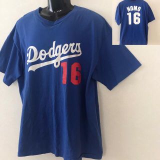 マジェスティック(Majestic)の【希少】majestic MLB L.Aドジャース 野茂英雄 Tシャツ　XXL(Tシャツ/カットソー(半袖/袖なし))