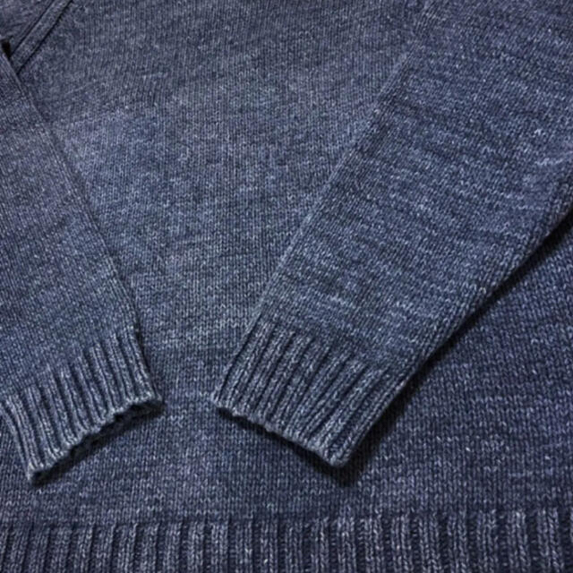 希少品!TENDERLOIN MOCK NECK COTTON KNITネイビー