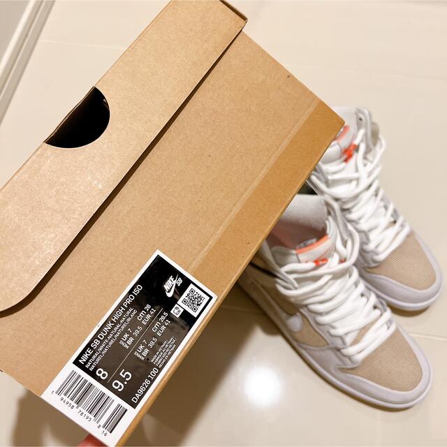 美品　28cm NIKE SB DUNK HIGH ISO sail