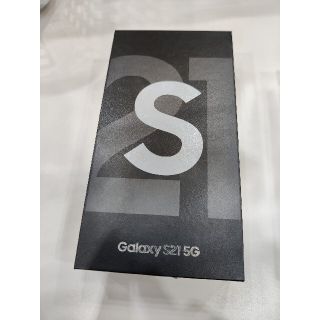 ギャラクシー(Galaxy)のSAMSUNG Galaxy S21 5G SCG09 ファントム ホワイト(スマートフォン本体)