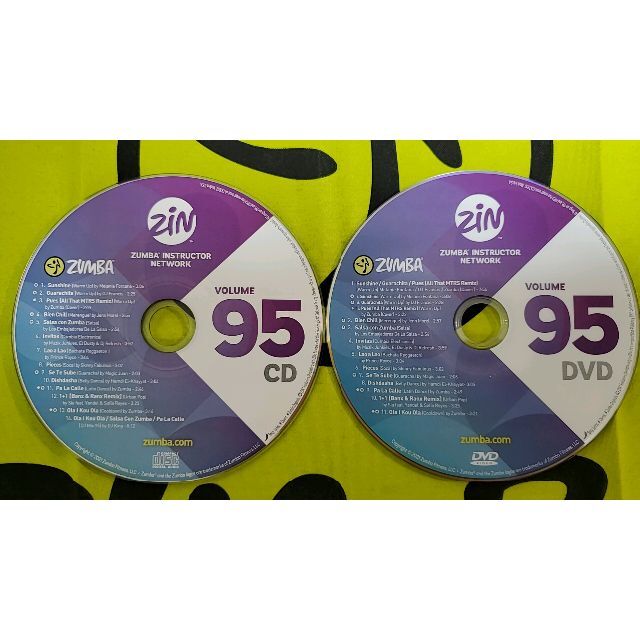 ZUMBA ズンバ ZIN95 CD ＆ DVD インストラクター専用 | www.labodegona