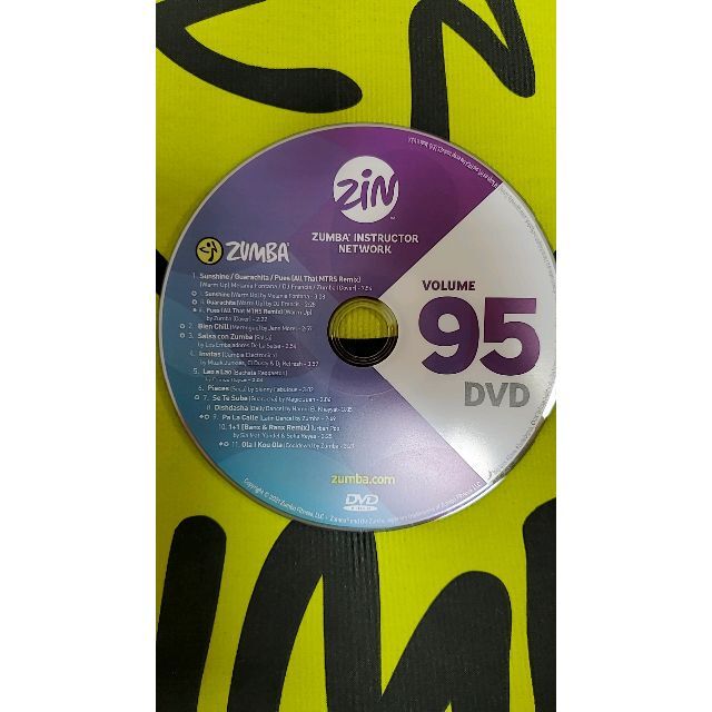 ZUMBA ズンバ ZIN95 CD & DVD インストラクター専用 ZUMBA ズンバ ZIN95 CD & DVD インストラクター専用