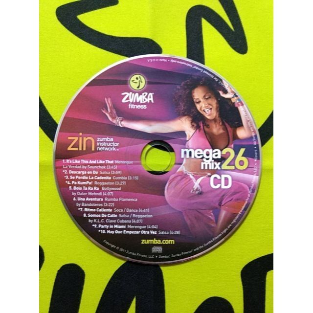 超希少　ZUMBA　ズンバ　MEGAMIX1　メガミックス1　CD