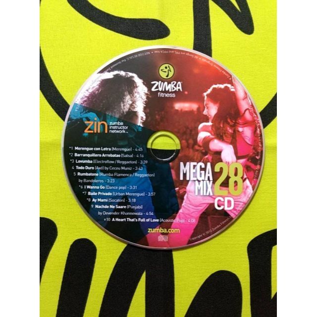 超希少　ZUMBA　ズンバ　MEGAMIX3　メガミックス3　CD