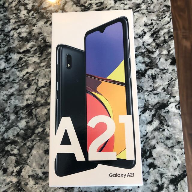 GALAXY A21 本体　新品未使用品　カラー黒