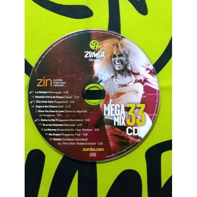 Zumba - ZUMBA ズンバ MEGAMIX CD 33 34 35 36 4枚セットの通販 by ...