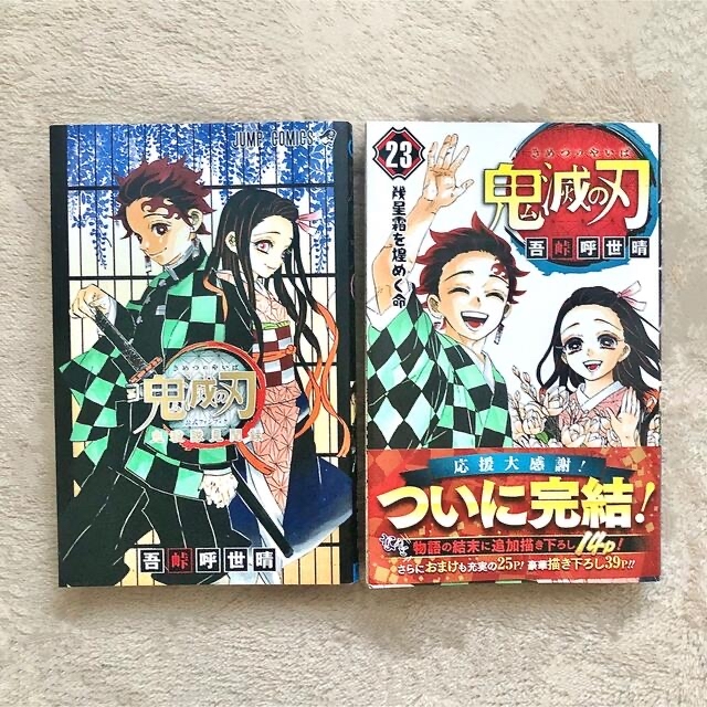 鬼滅の刃公式ファンブック 鬼殺隊見聞録 & 最終巻(23巻) エンタメ/ホビーの漫画(少年漫画)の商品写真