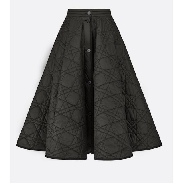 Christian Dior(クリスチャンディオール)のDIOR テクニカルタフタ　カナージュスカート　完売 レディースのスカート(ロングスカート)の商品写真