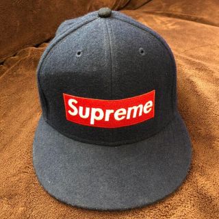 シュプリーム(Supreme)のSupreme woolrich BOX LOGO Newera 7 1/2(キャップ)