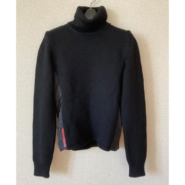 Prada タートルネック ニット ブラック 40 Prada タートルネック ニット ブラック 40