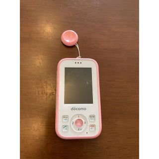 エヌティティドコモ(NTTdocomo)のdocomo キッズ携帯HW-01G ピンク(携帯電話本体)