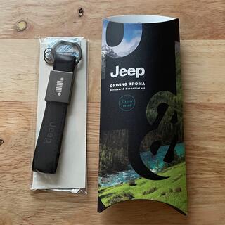 ジープ(Jeep)のjeep ドライビングアロマ［グリーンミント］オリジナルキーホルダーセット(車内アクセサリ)