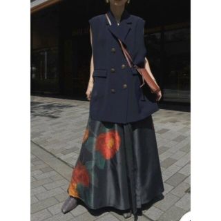 アメリヴィンテージ(Ameri VINTAGE)の今日値下げAmeri ELLIE ASYMMETRY PLEATS SKIRT(ロングスカート)