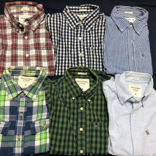 アバクロンビーアンドフィッチ(Abercrombie&Fitch)のアバクロ　Yシャツ　6点セット(シャツ)