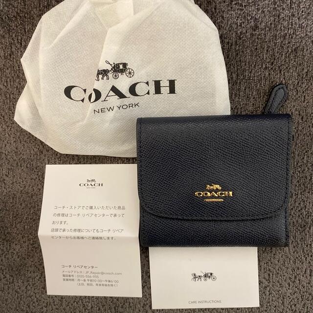 【新品未使用】コーチ　COACH 三つ折り　ミニ財布財布