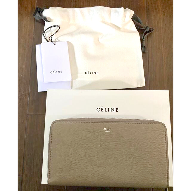 CELINE セリーヌ 長財布　美品  ラージジップ マルチファンクション