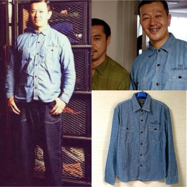 希少品！TENDERLOIN STAND SHT CHAMBRAY L/S