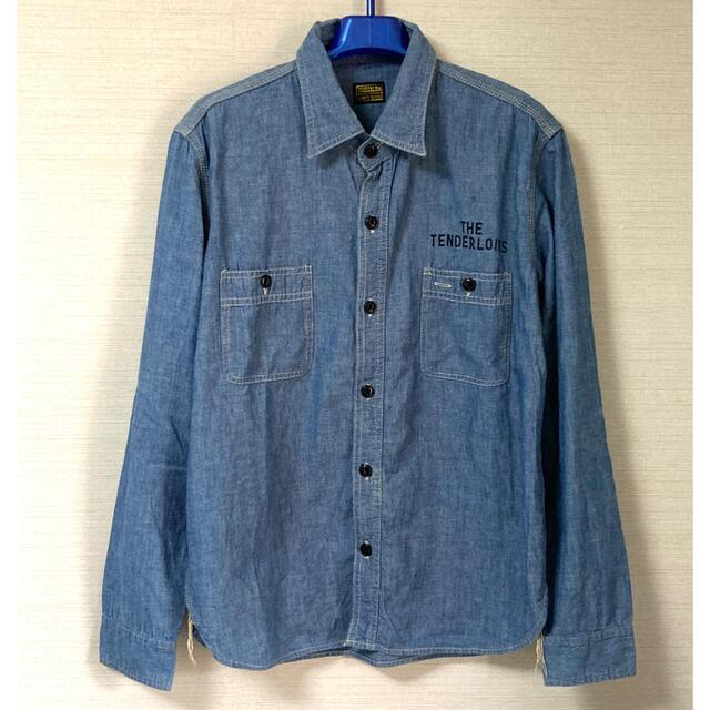 08SS Sサイズ テンダーロイン T-CHAMBRAY SHT ワーク シャツ