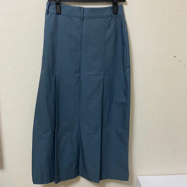 STYLENANDA(スタイルナンダ)のSTYLENANDA◎ブルーグリーンピンタックプリーツSK レディースのスカート(ロングスカート)の商品写真