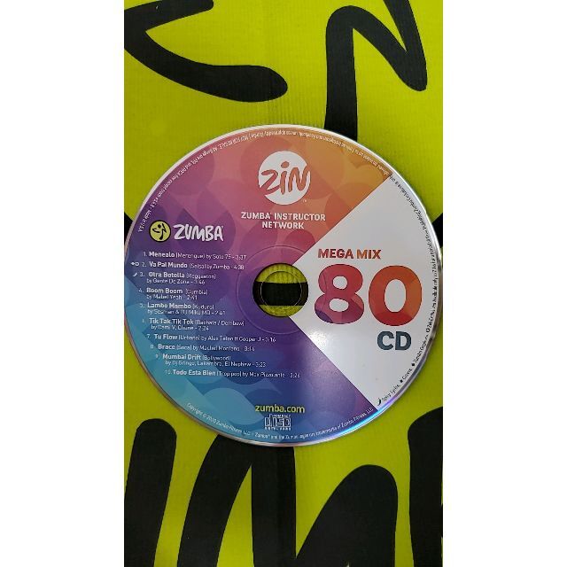 CDZUMBA　ズンバ　MEGAMIX　CD　77　78　79　80　4枚セット