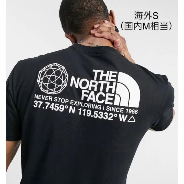 【新品タグ付】ノースフェイス　Tシャツ　黒　海外S（国内M相当）