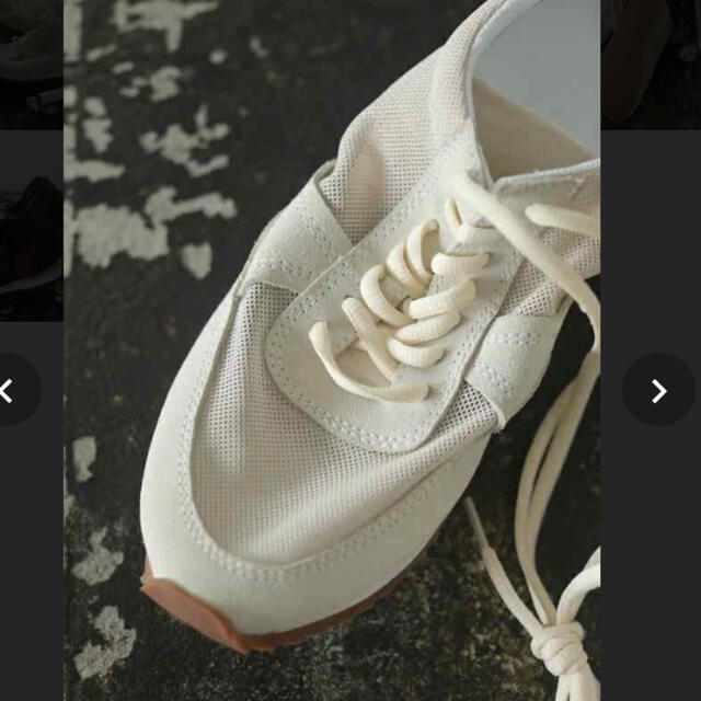 TODAYFUL(トゥデイフル)のTODAYFUL  Leather x Mesh Sneakers 38 レディースの靴/シューズ(スニーカー)の商品写真