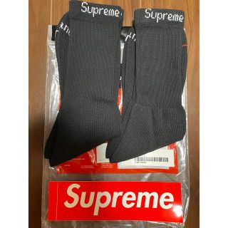 シュプリーム(Supreme)の納品書有り☆supreme henes socks2足セット(ソックス)