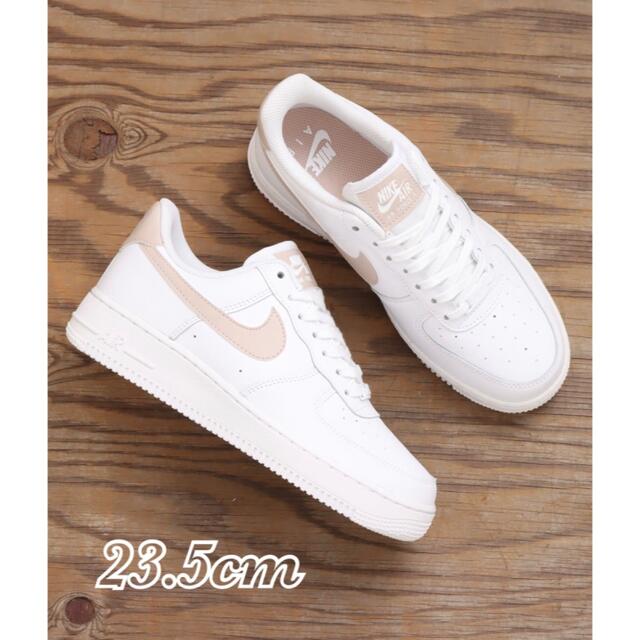 【23.5cm】NIKE エアフォース1 07 ピンク　ベージュ