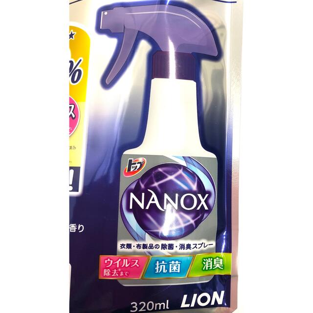 LION - トップ NANOX 除菌・消臭スプレー詰め替え 320ml×6の通販 by kotarou's shop｜ライオンならラクマ