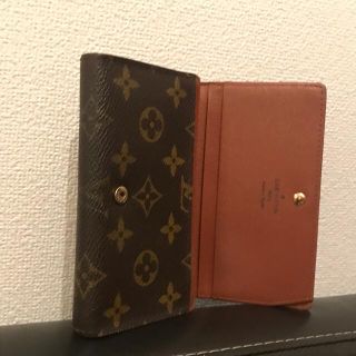 LOUIS VUITTON - 本物 ルイヴィトン モノグラム 二つ折り財布