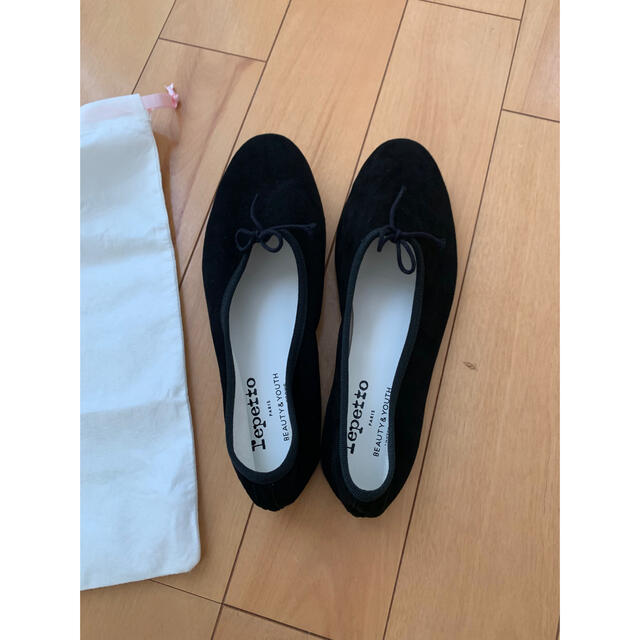 repetto(レペット)の別注　repetto(レペット)MANON スエードバレエシューズ レディースの靴/シューズ(バレエシューズ)の商品写真