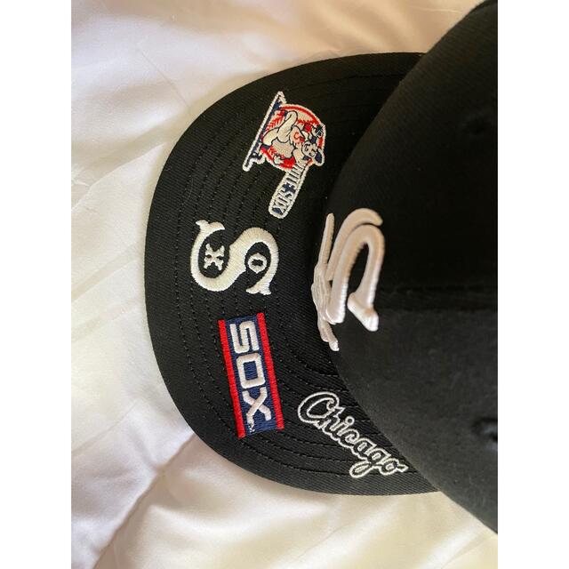 NEW ERA(ニューエラー)のニューエラ　ホワイトソックス　new era 7 5/8 white sox メンズの帽子(キャップ)の商品写真