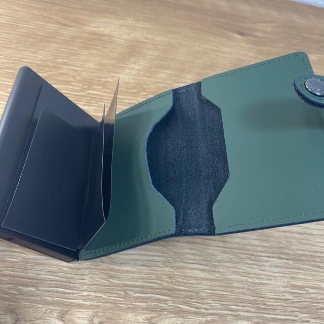 SECRID カードケース　緑系 メンズのファッション小物(名刺入れ/定期入れ)の商品写真