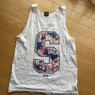 【stussy】ステューシー　タンクトップ　大人気プリント希少