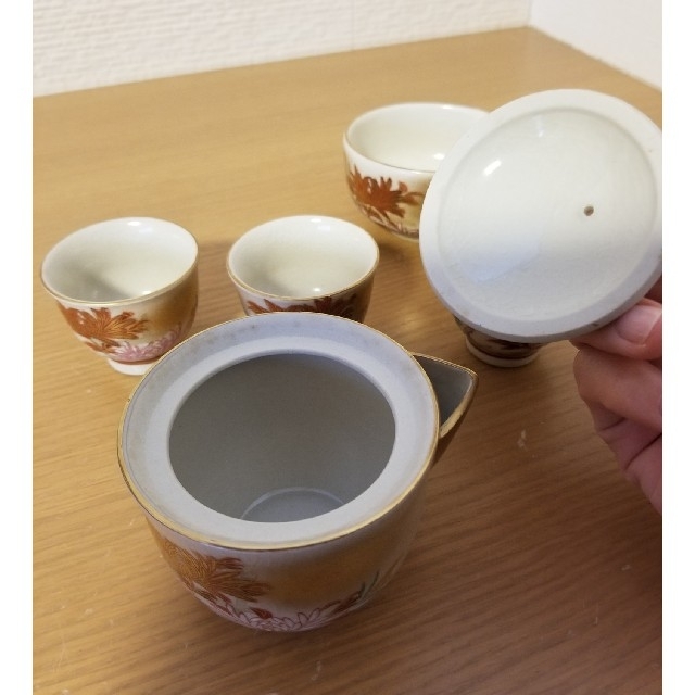 九谷青窯(クタニセイヨウ)の九谷焼   九谷秀山 茶器揃　茶器 エンタメ/ホビーの美術品/アンティーク(陶芸)の商品写真