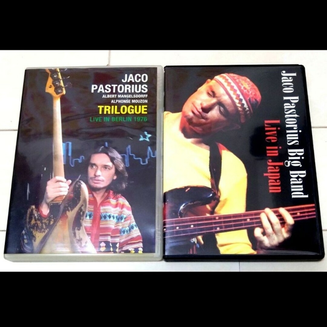 Jaco Pastorius  LIVE DVD 2枚まとめて　美品 エンタメ/ホビーのDVD/ブルーレイ(ミュージック)の商品写真