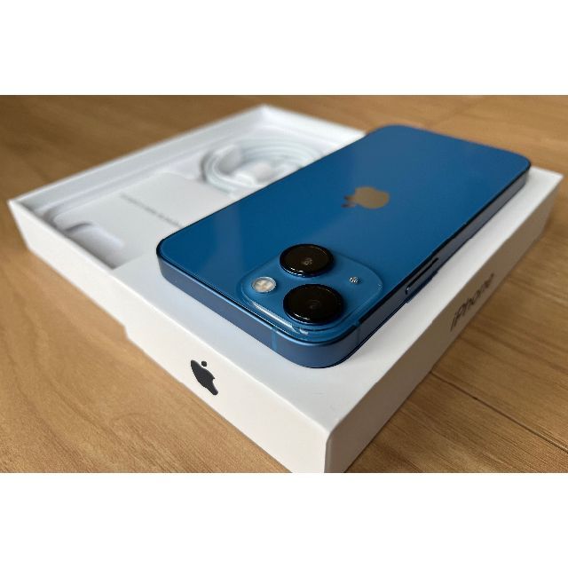 Apple(アップル)の【新品未使用】iPhone13mini 128GB SIMフリー ブルー 本体 スマホ/家電/カメラのスマートフォン/携帯電話(スマートフォン本体)の商品写真